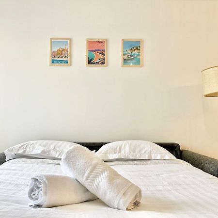 'La Villa Melanie' Neuf, Equipe, Terrasse, Centre Menton Ngoại thất bức ảnh