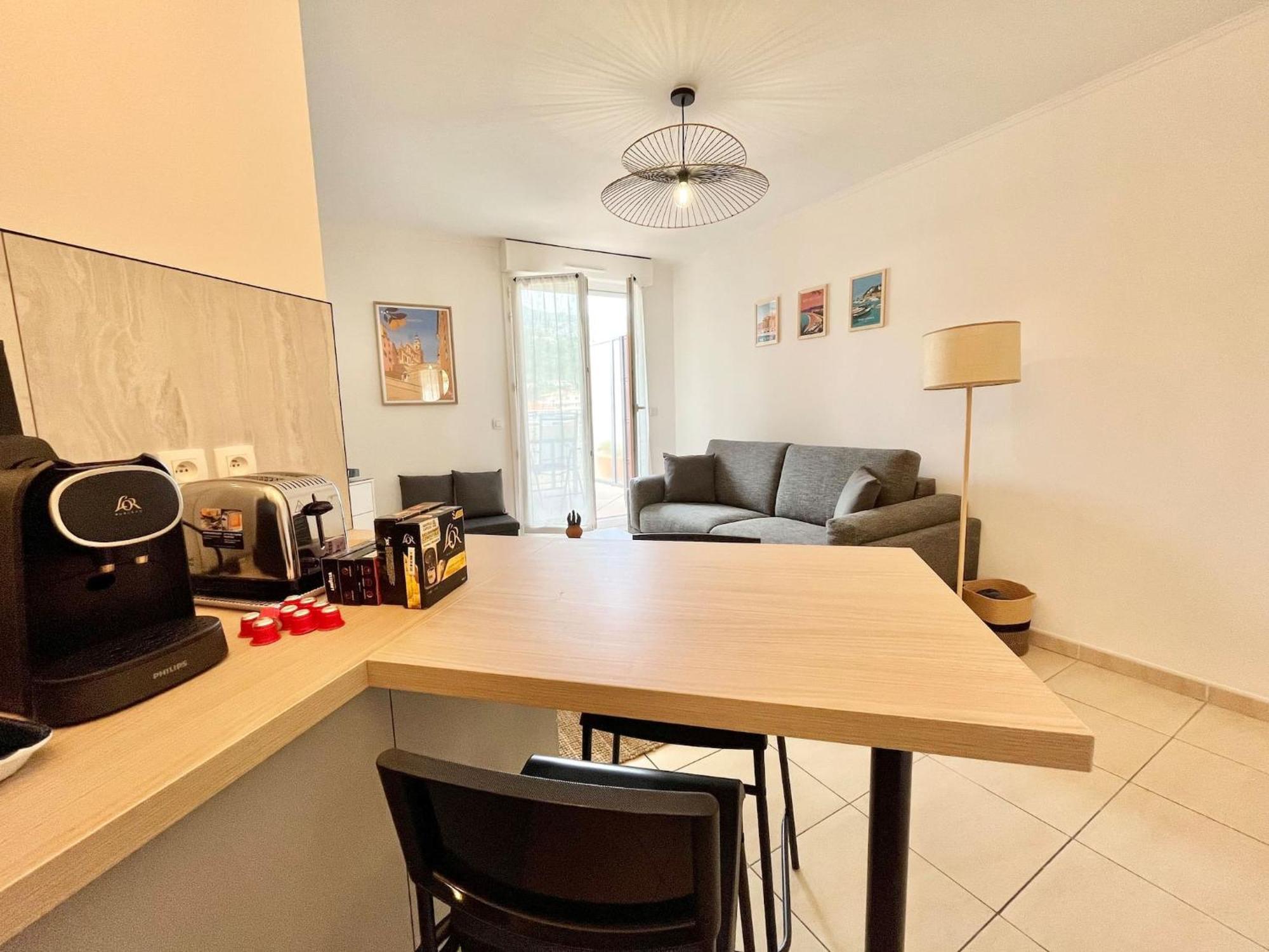 'La Villa Melanie' Neuf, Equipe, Terrasse, Centre Menton Ngoại thất bức ảnh